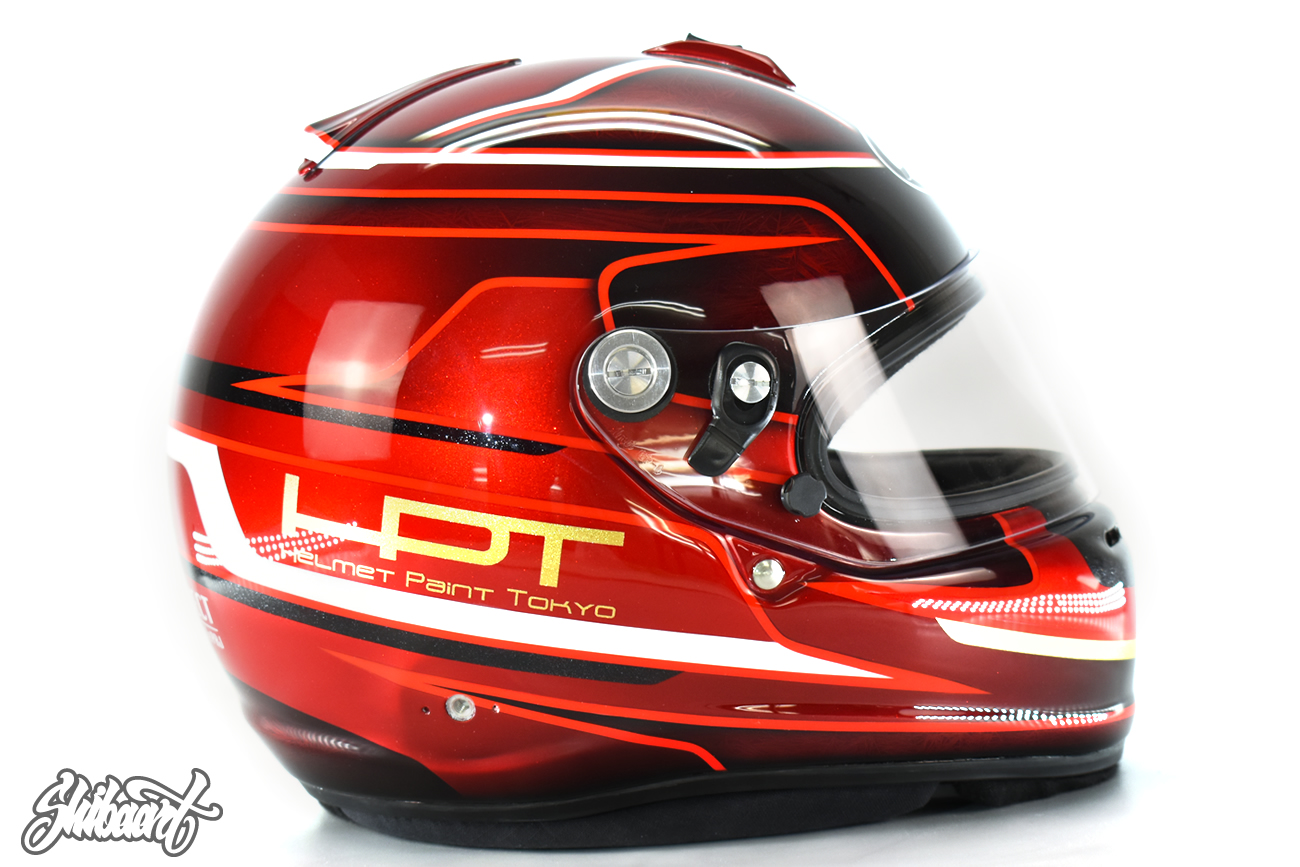 　ARAI GP6 キャンディーグラフィックカスタムペイント　SHIBAART