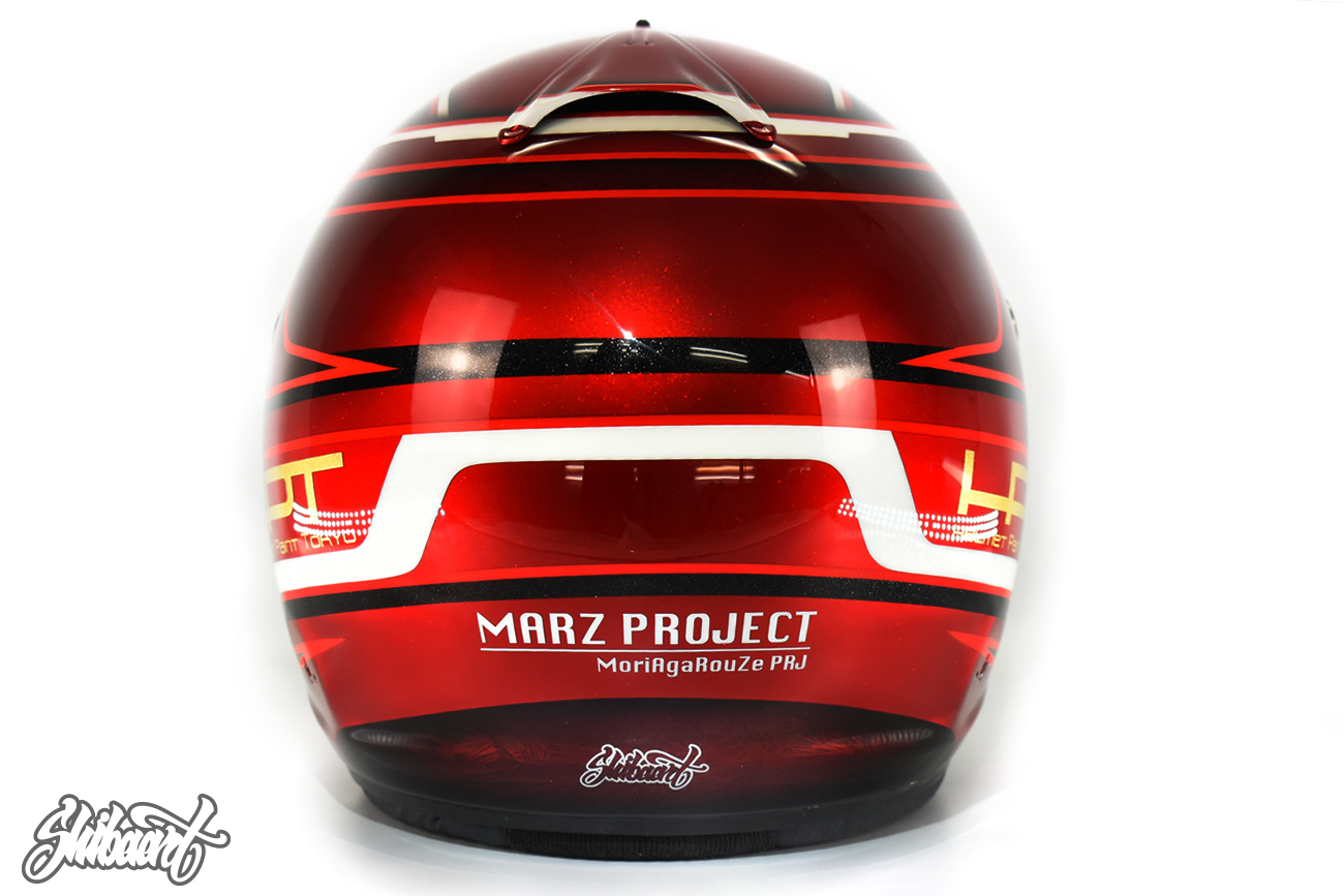 　ARAI GP6 キャンディーグラフィックカスタムペイント　SHIBAART