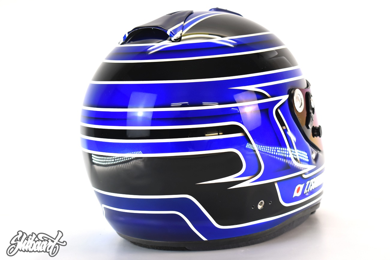 　ARAI GP6 キャンディーグラフィックカスタムペイント　SHIBAART