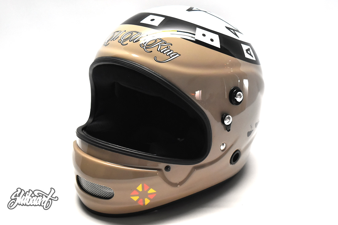 RAI競艇用 HELMET ヘルメットペイント ボートレーサー　牟田奨太選手　＃4988