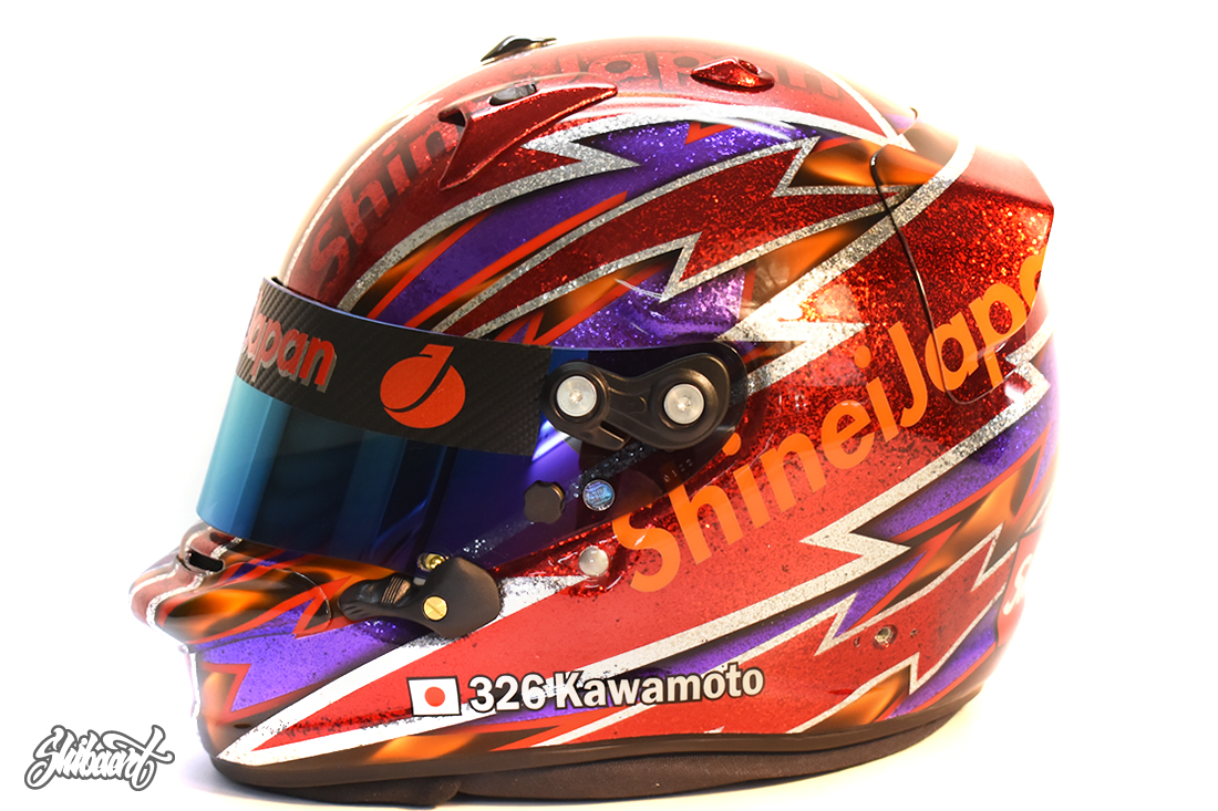 　ARAI GP6 キャンディーグラフィックペイントカスタムペイント　SHIBAART