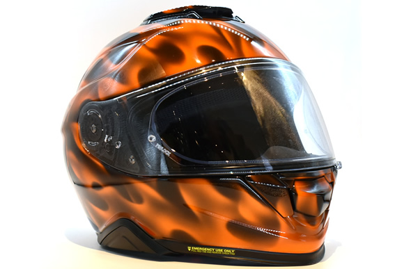 GT AIR2にリアルフレイムスのカスタムペイントを施した施工例