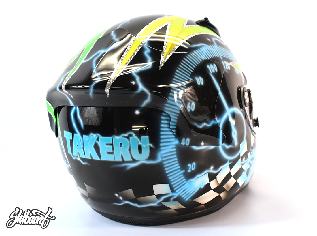 　ARAI GP6 キャンディーグラフィックカスタムペイント　SHIBAART