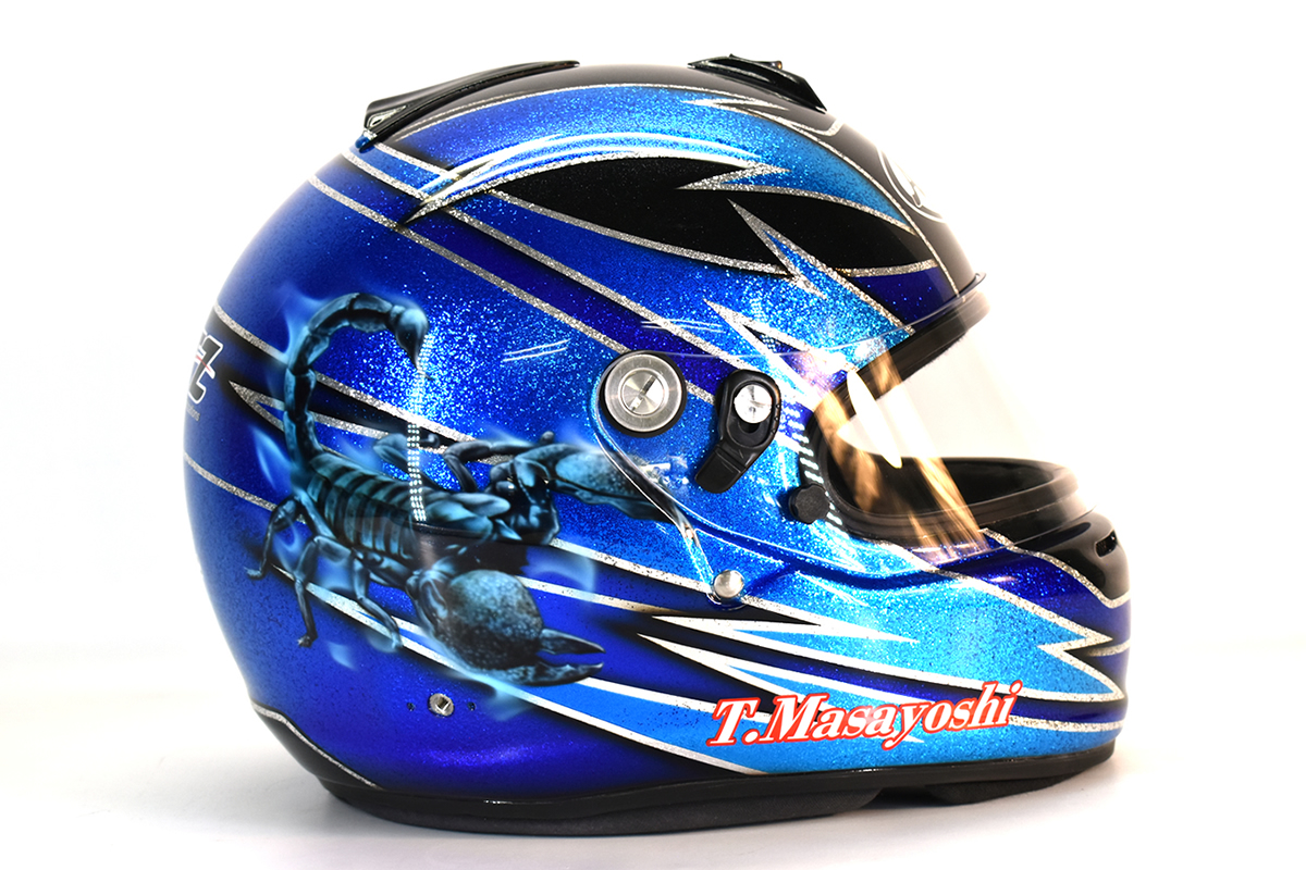 　ARAI GP6 キャンディーグラフィックカスタムペイント　SHIBAART