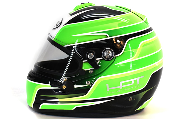  　レース用カスタムペイントヘルメットキャンディー カスタムペイントの施工例