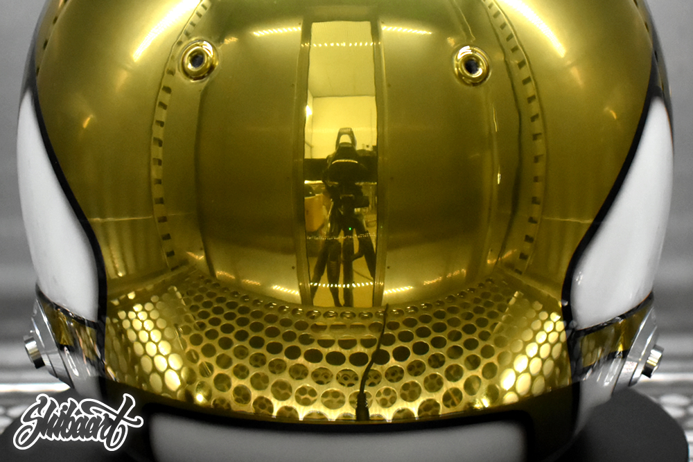 BELL レーシングヘルメット カスタムペイント｜メッキ塗装、キャンディーグラフィック、スパークルラメ入りSHIBAART