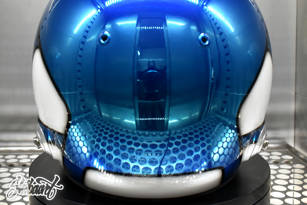 BELL レーシングヘルメット カスタムペイント｜メッキ塗装、キャンディーグラフィック、スパークルラメ入りSHIBAART