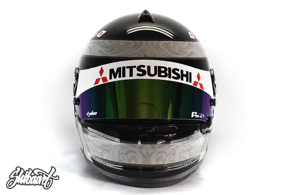 ARAIGP　レーシングヘルメットのカスタムペイントの施工例　SHIBAART