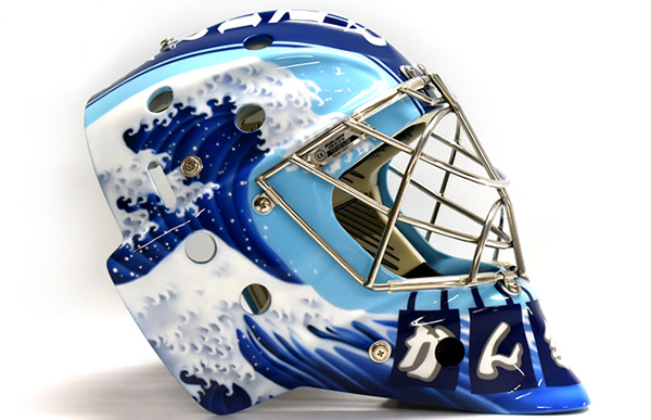 ARAI GP ヘルメットカスタムペイントの施工例