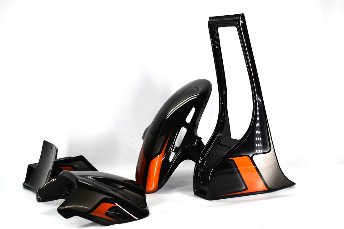 ハーレーブレイクアウト　 サンダーバイク キャンディーグラフィックペイント