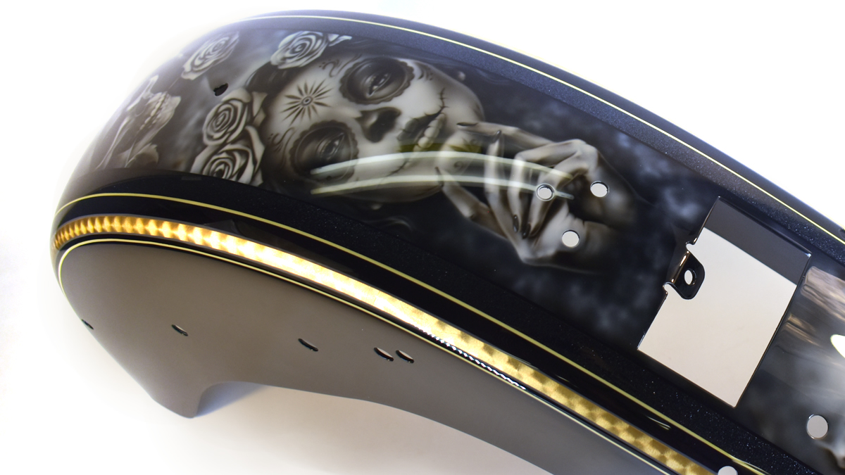 SHIBAARTチョロスタイル　ミューラル ゴールドリーフ　スピニング模様