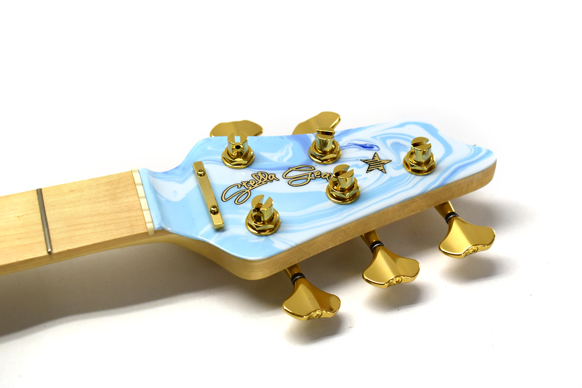 ギター　マーブルペイント　　