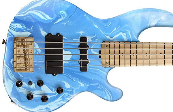 ギター　マーブルペイント