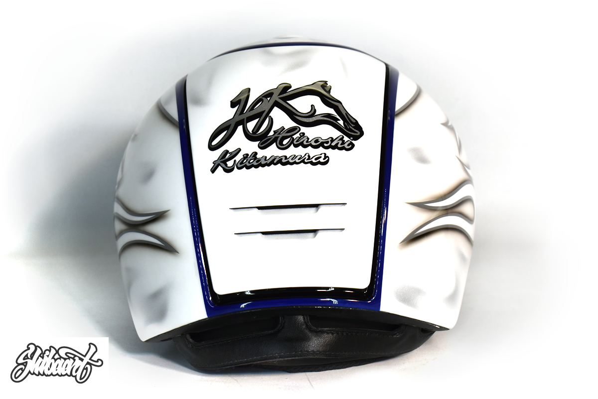 競馬騎手 北村 宏司選手 ヘルメット カスタムペイント 施工例1