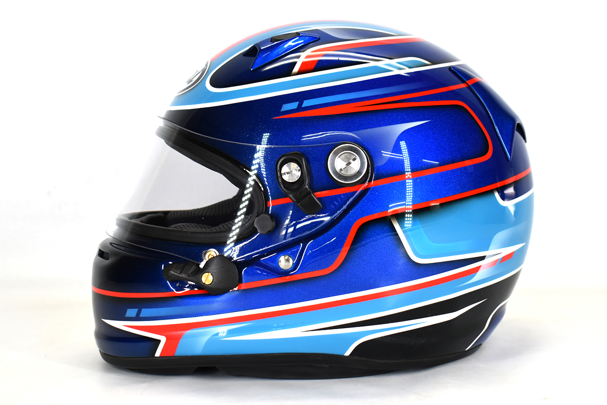ARAI GP HELMET レーシングヘルメットのカスタムペイント