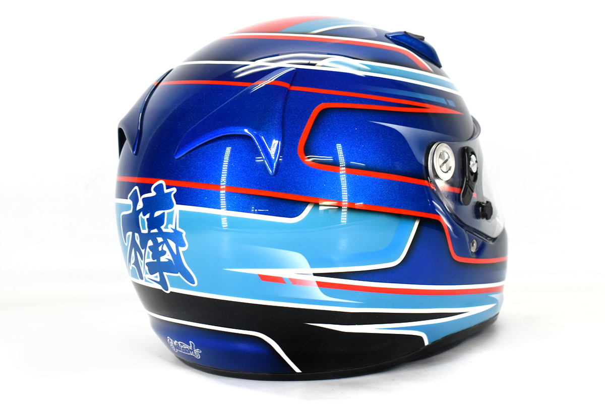 ARAI GP HELMET レーシングヘルメットのカスタムペイント