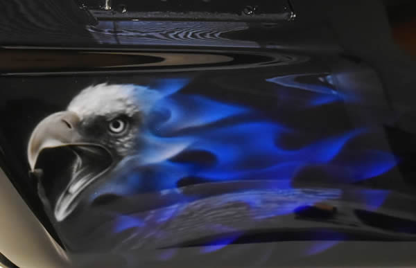 HARLEY DAVIDSONカスタムペイントの施工例　　　