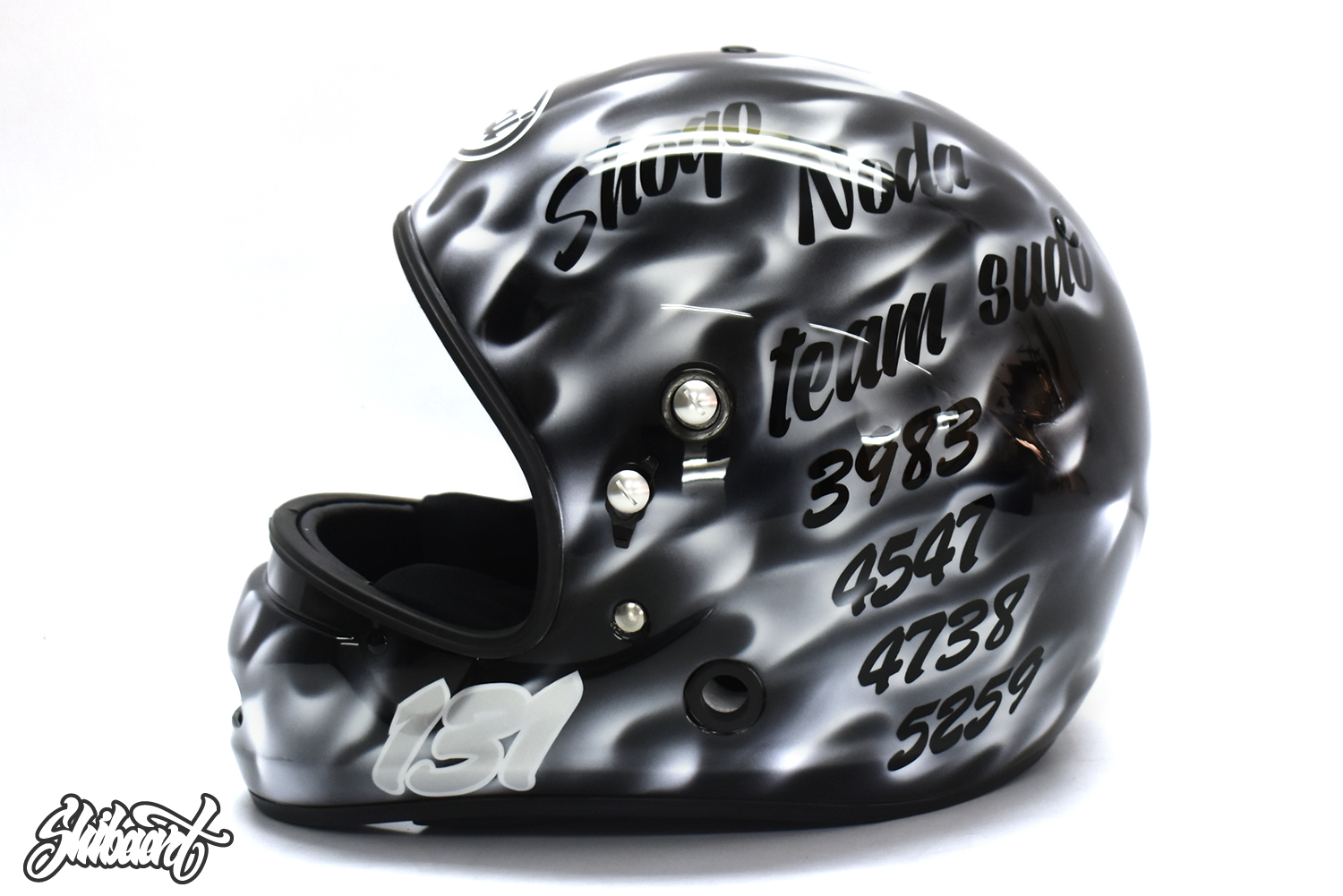 ARAI競艇用ヘルメット 野田昇吾選手 #5259 カスタムペイント 正面