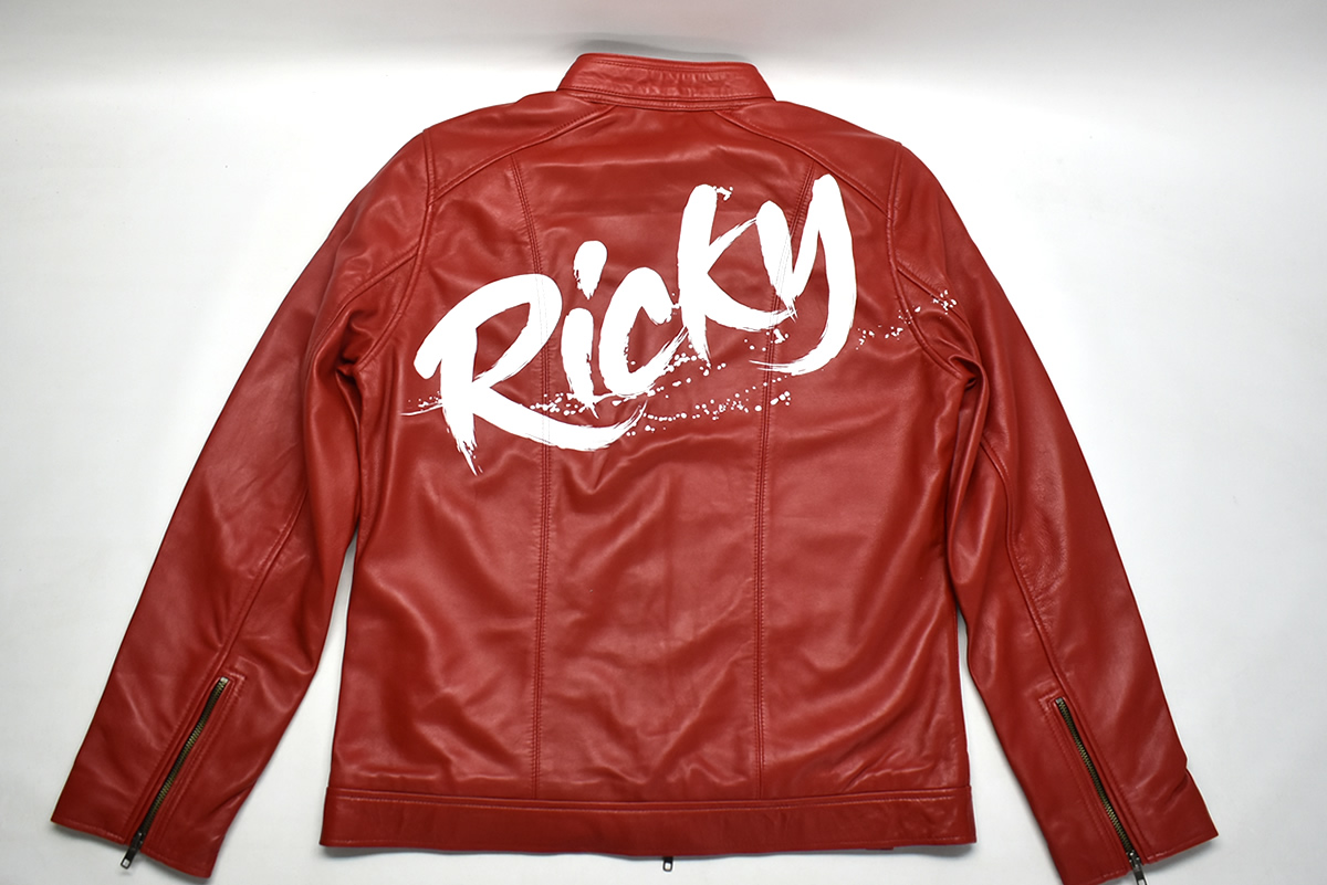 LIUGOO LEATHERS革ジャン カスタムペイント | 還暦祝い・記念日に世界に一着だけの贈り物 施工例1