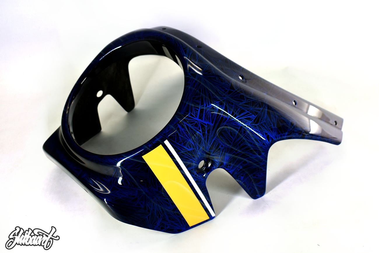 KAWASAKI Z948RS タイガーカラー仕様  のペイント制作の施工事例2