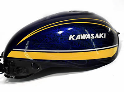 KAWASAKI Z948RS タイガーカラー仕様 カスタムペイントの施工例　　